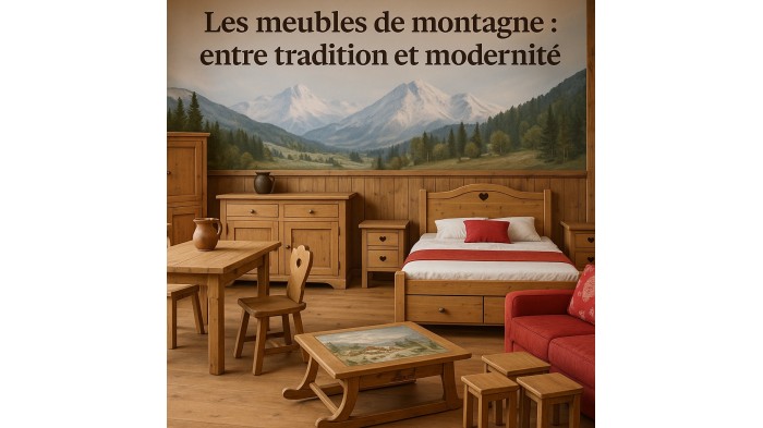 Les meubles de montagne : entre tradition et modernité